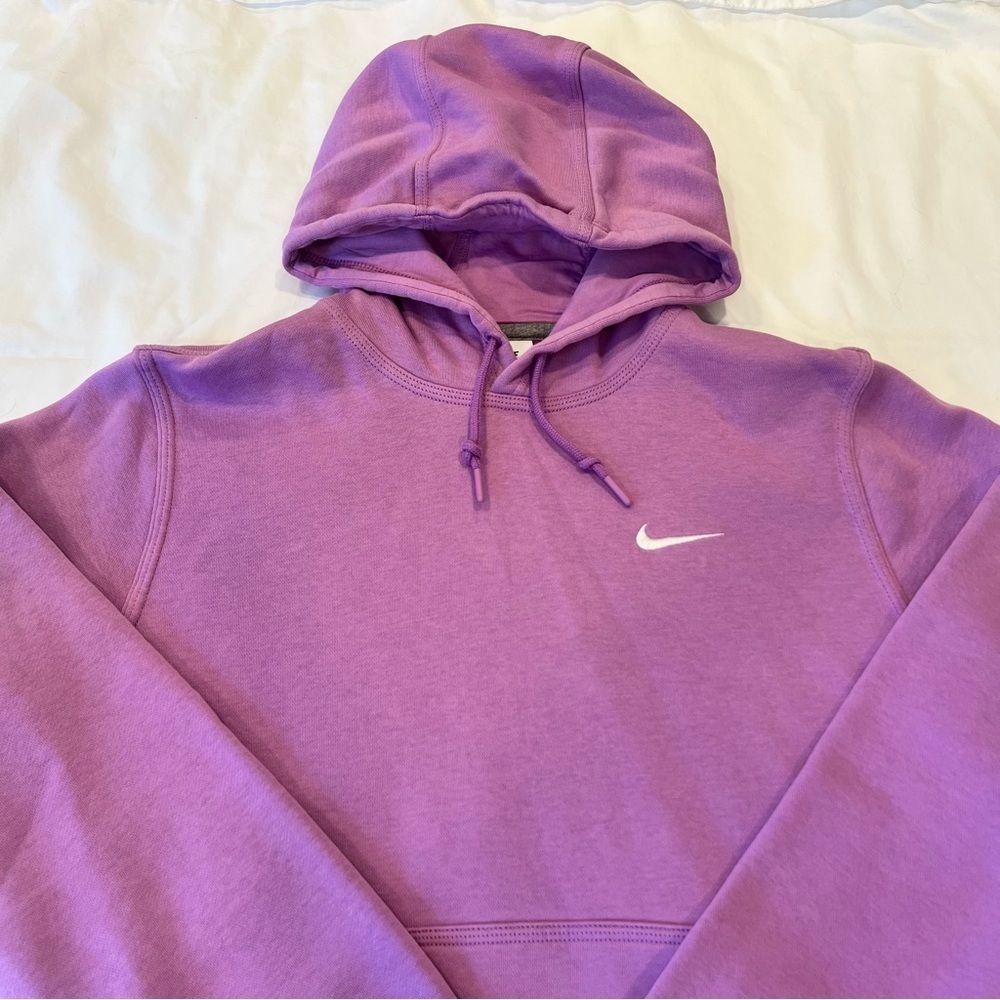 Nike | Sportswear Club | Fleece | Violet Hoodie | Medium | Excellent Condition - Picture 2 of 13